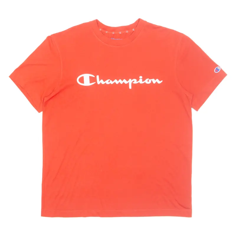 Champion Mens T-Shirt Red M 1