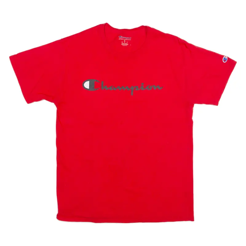 Champion Mens T-Shirt Red M 1