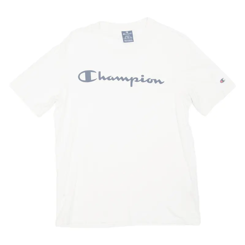 Champion Mens T-Shirt White S 1