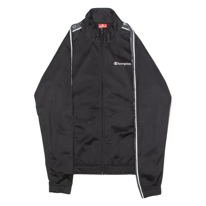 Champion Mens Track Jacket Black S 1