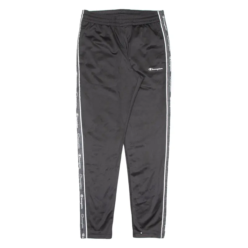 Champion Mens Track Pants Black Straight S W28 L30 1