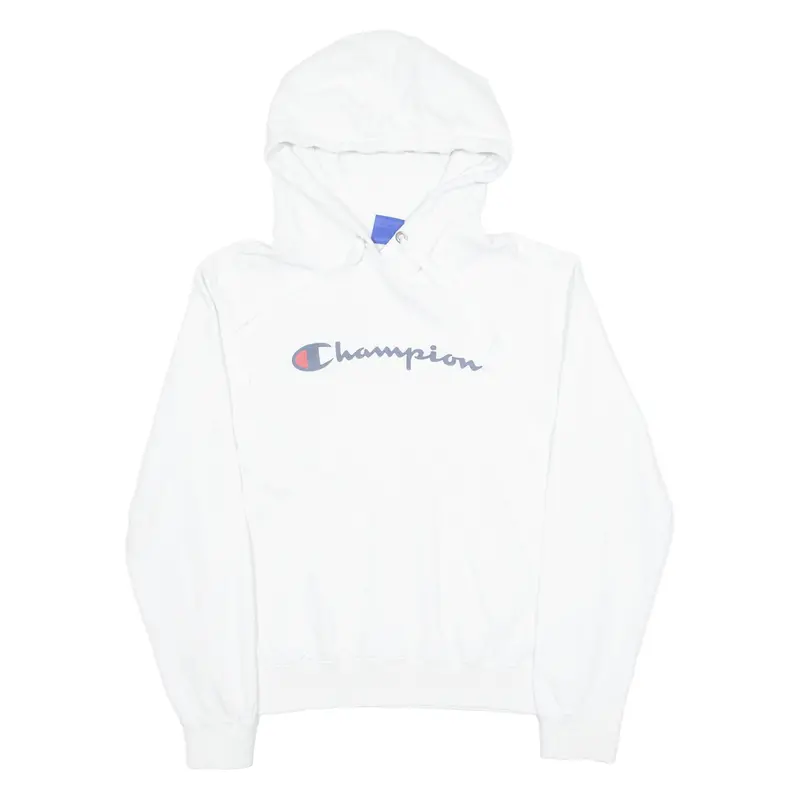 Champion Mens White Hoodie M 1