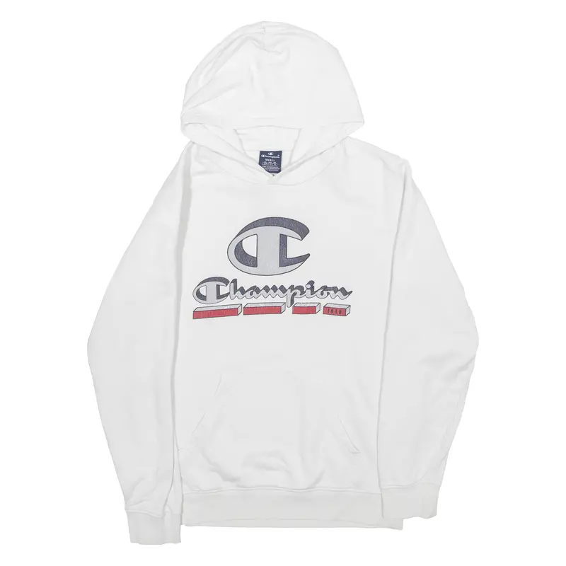 Champion Mens White Hoodie S 1