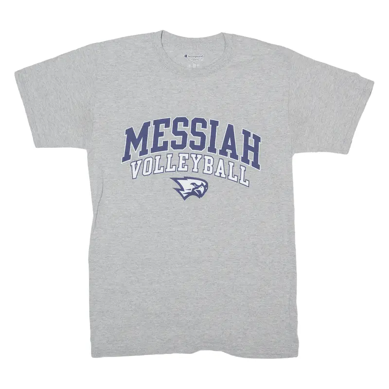 Champion Messiah Volleyball Mens T-Shirt Grey Usa S 1