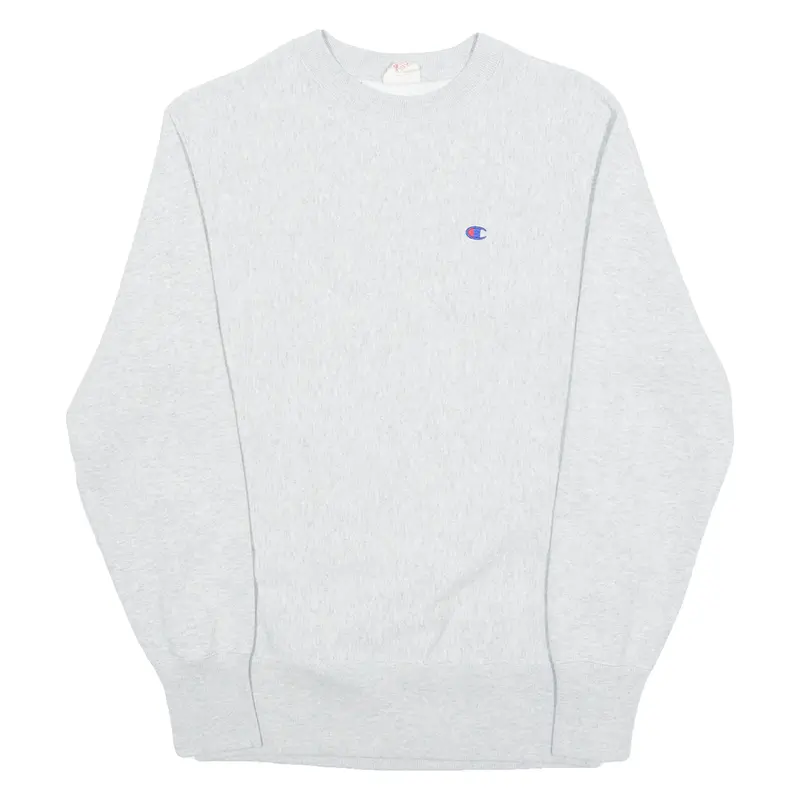 Champion Reverse Weave Mens Sweatshirt Grey Crew Neck S 1