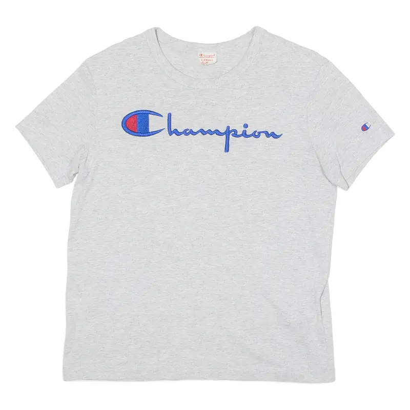 Champion Reverse Weave Mens T-Shirt Grey Crew Neck Xs 1