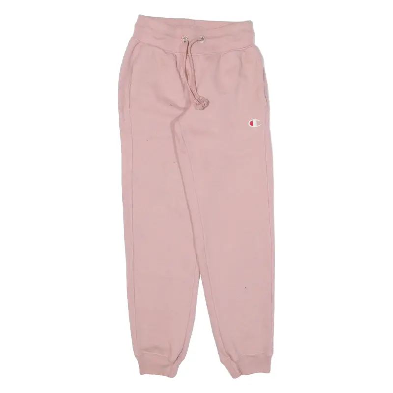 Champion Reverse Weave Womens Joggers Pink Tapered Xs W24 L27 1