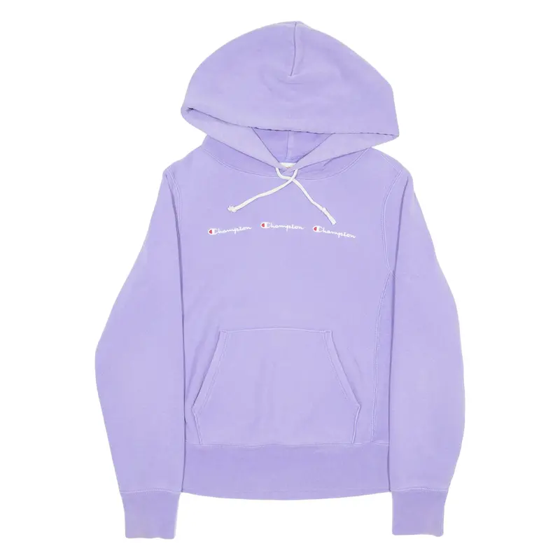 Champion Reverse Weave Womens Purple Hoodie S 1