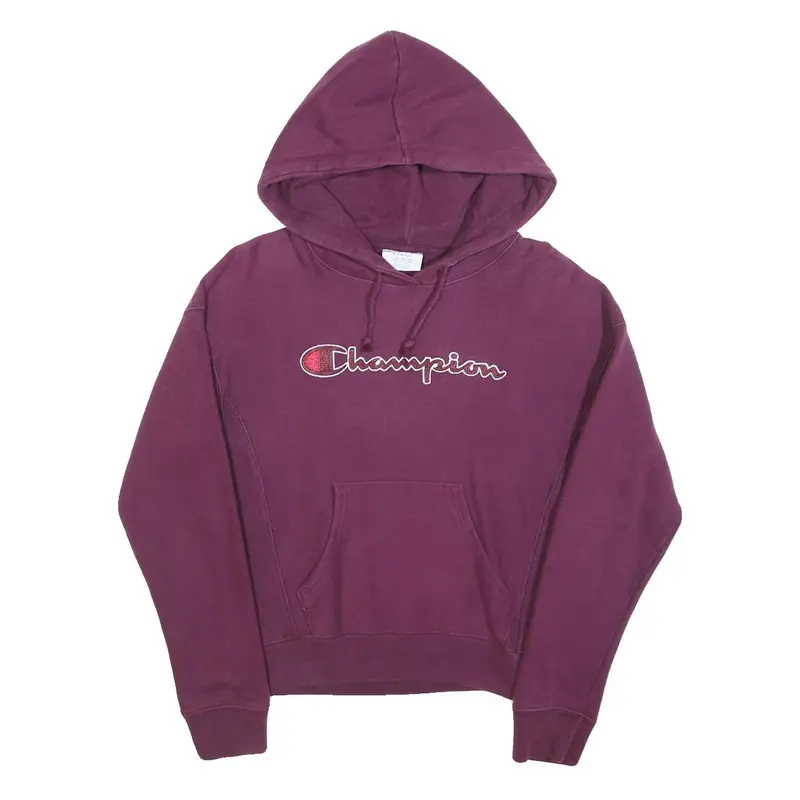 Champion Reverse Weave Womens Purple Hoodie Xs Cotton Blend Pullover Hooded 1