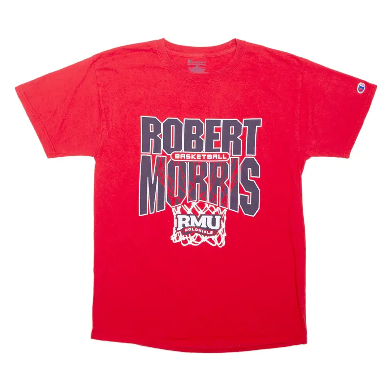 Champion Robert Norris Rmu Colonials Mens T-Shirt Red M 1