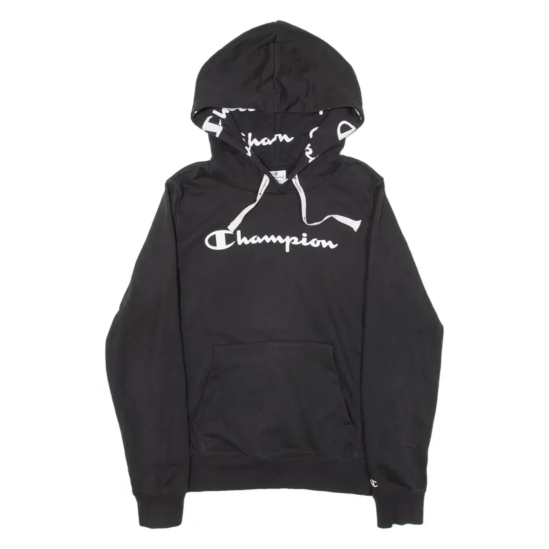 Champion Womens Black Hoodie L 1