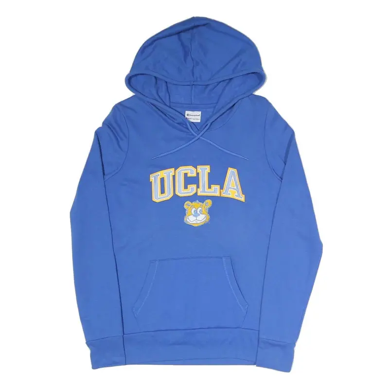 Champion Womens Blue Ucla Pullover Hoodie M Cotton Blend M 1