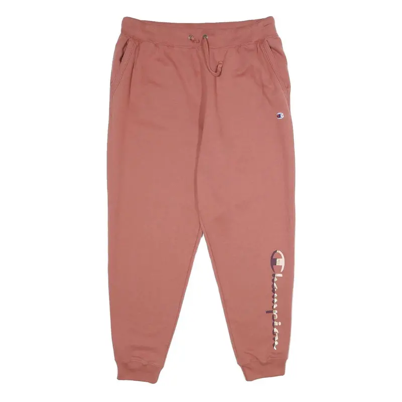Champion Womens Joggers Rust Pink 2Xl W34 Casual Cotton Blend Sweatpants 1