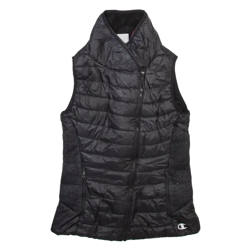 Champion Womens Puffer Gilet Black S 1