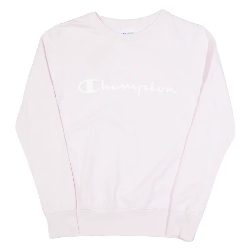 Champion Womens Sweatshirt Pink M 1