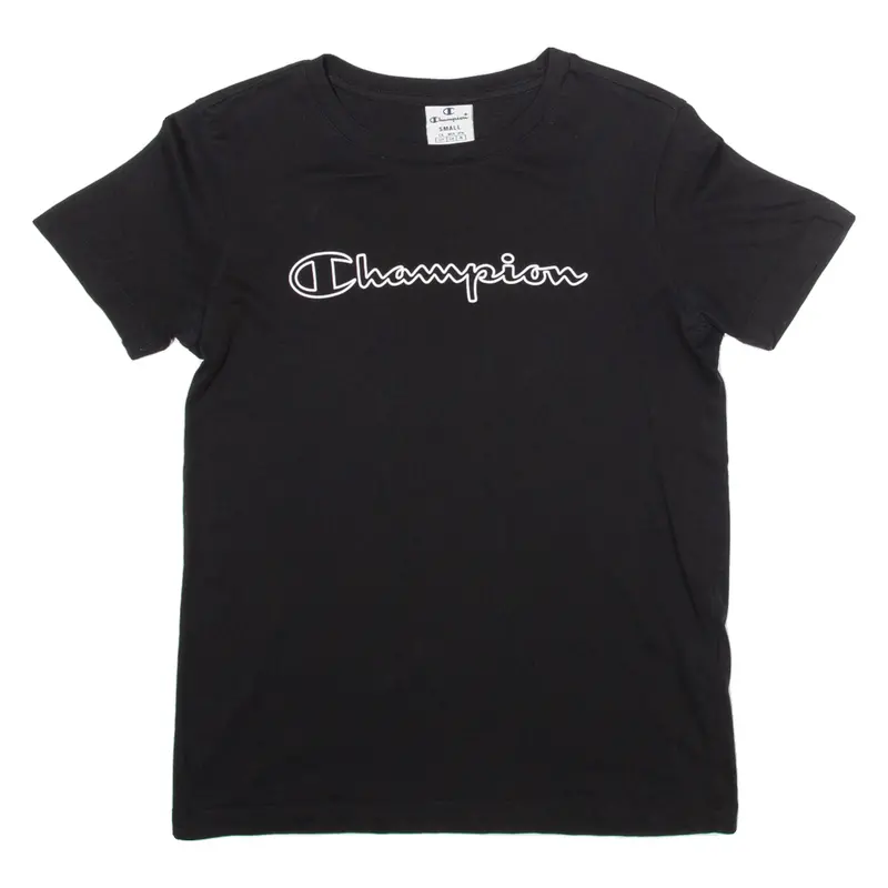 Champion Womens T-Shirt Black S 1