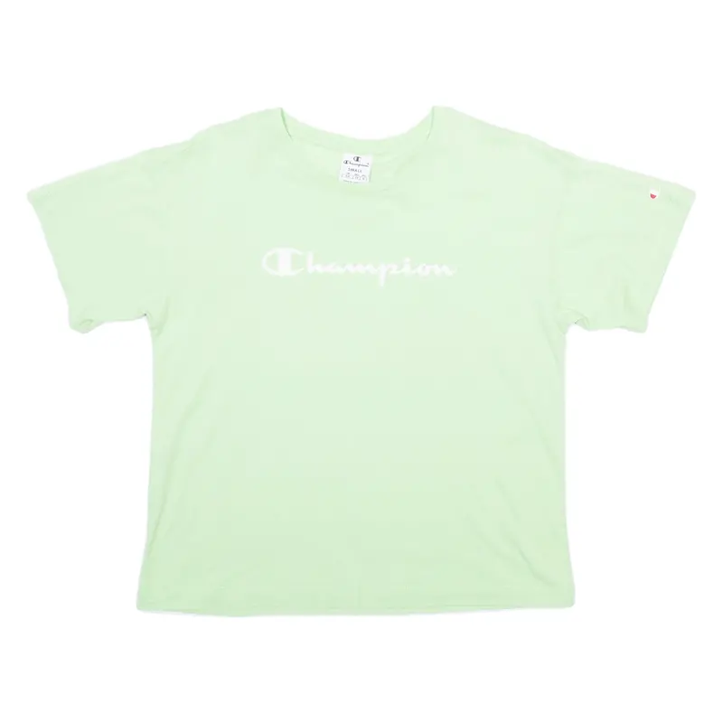 Champion Womens T-Shirt Green S 1