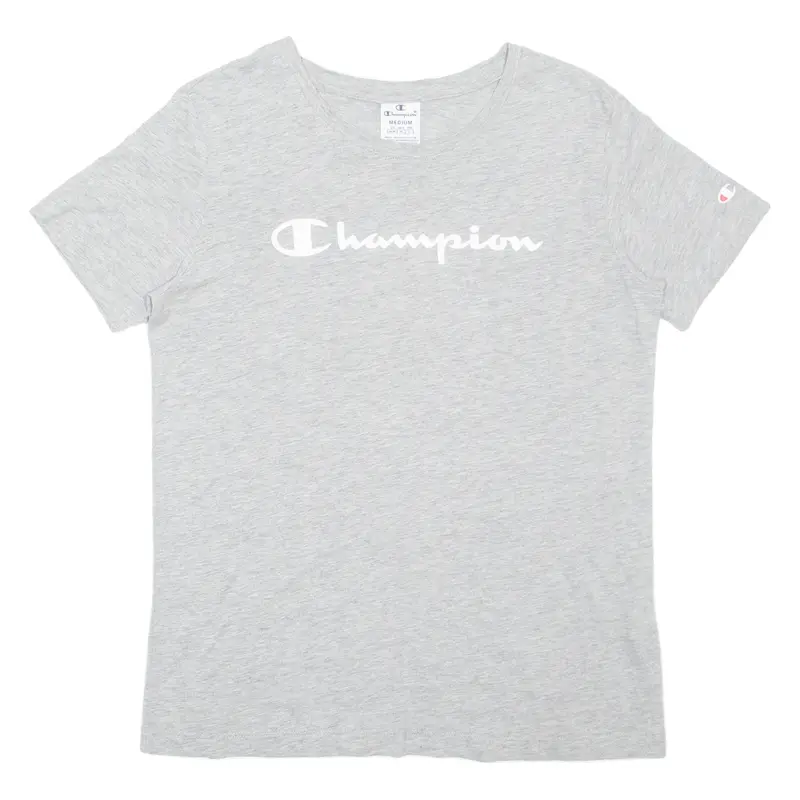 Champion Womens T-Shirt Grey M 1