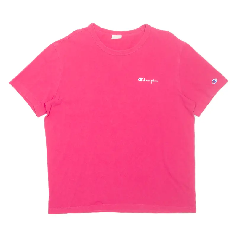 Champion Womens T-Shirt Pink L 1