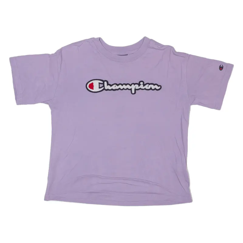 Champion Womens T-Shirt Purple Xs 1