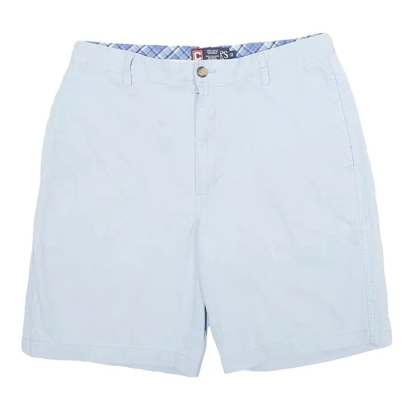 Chaps Mens Shorts Blue Casual Plain M W32 Classic Cotton Summer 1