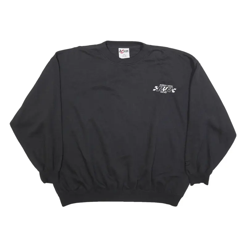 Chase Authentics Mens Black Robert Yates Racing Crew Neck 2Xl Sweatshirt 1