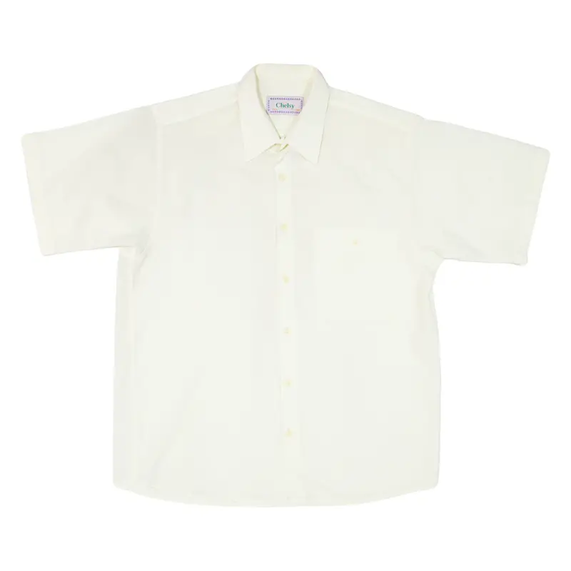 Chelsy Mens Plain Shirt Yellow 90S L 1