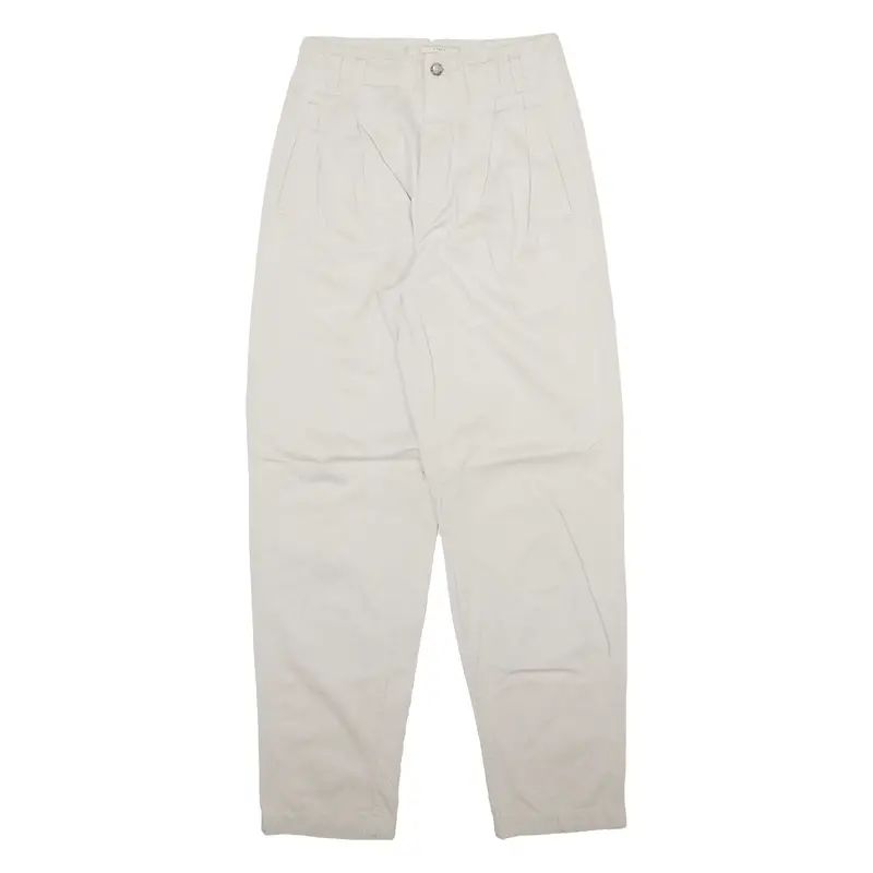 Cherokee Khaki Womens Trousers Grey Relaxed Tapered W26 L29 1