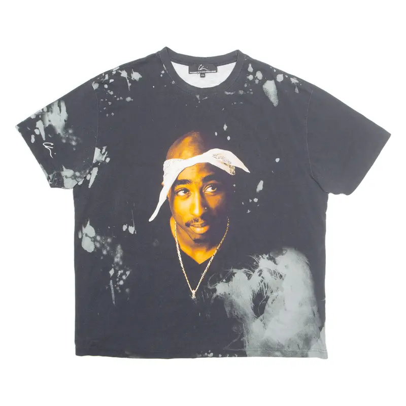 Chi 2Pac Mens T-Shirt Black 2Xl 1