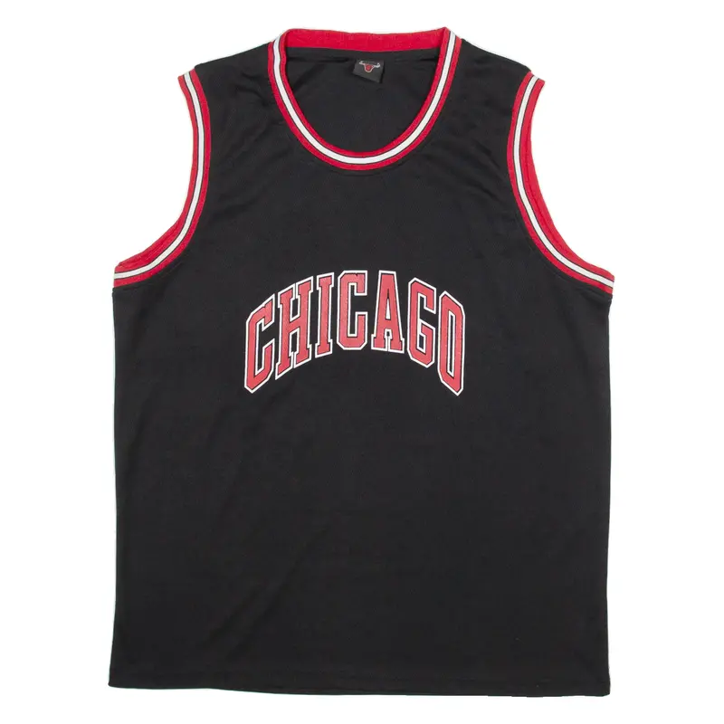 Chicago Mens Vest Black Sleeveless 3Xl 1