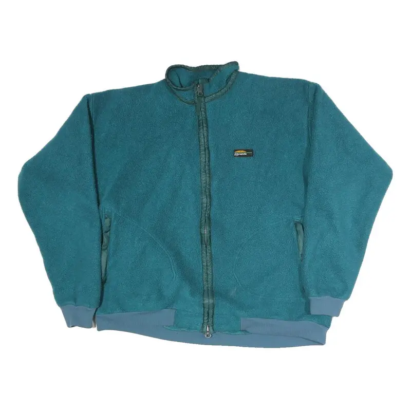 Chlorophylle Womens Blue Polyester Blend Zip Fleece Jacket L Casual Outerwear 1