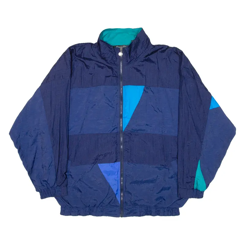 Christian Dior Mens Shell Jacket Blue Nylon L 1