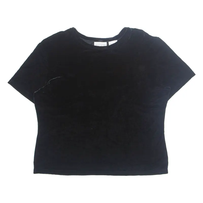 Christie & Jill Womens Blouse Black Xl 1