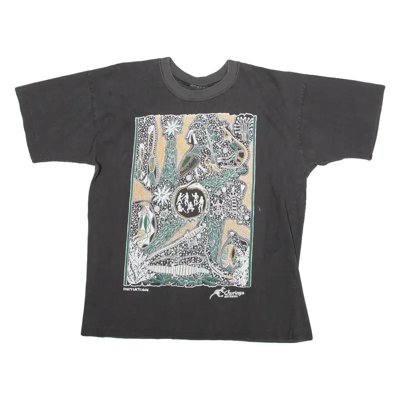 Churinga Australia Womens T-Shirt Grey M 1