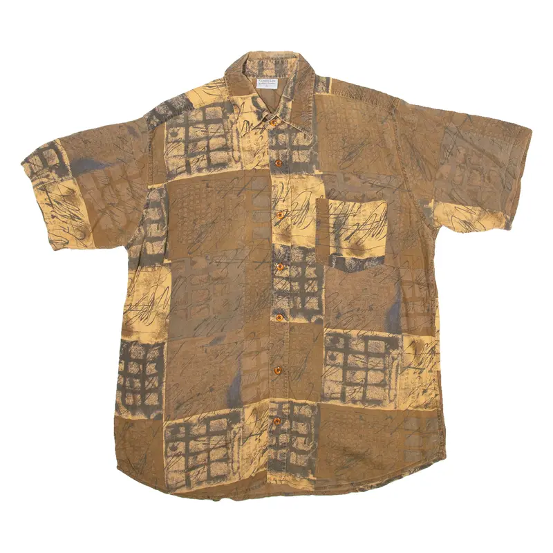 Classic Line Mens Shirt Brown L 1