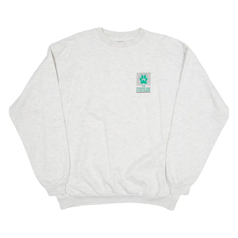 Classic Tee Authentic Classic Sweatshirt Womens Sweatshirt Grey 2Xl 1