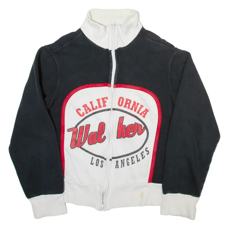 Clip Out California Mens Track Jacket Black Usa Colourblock L 1