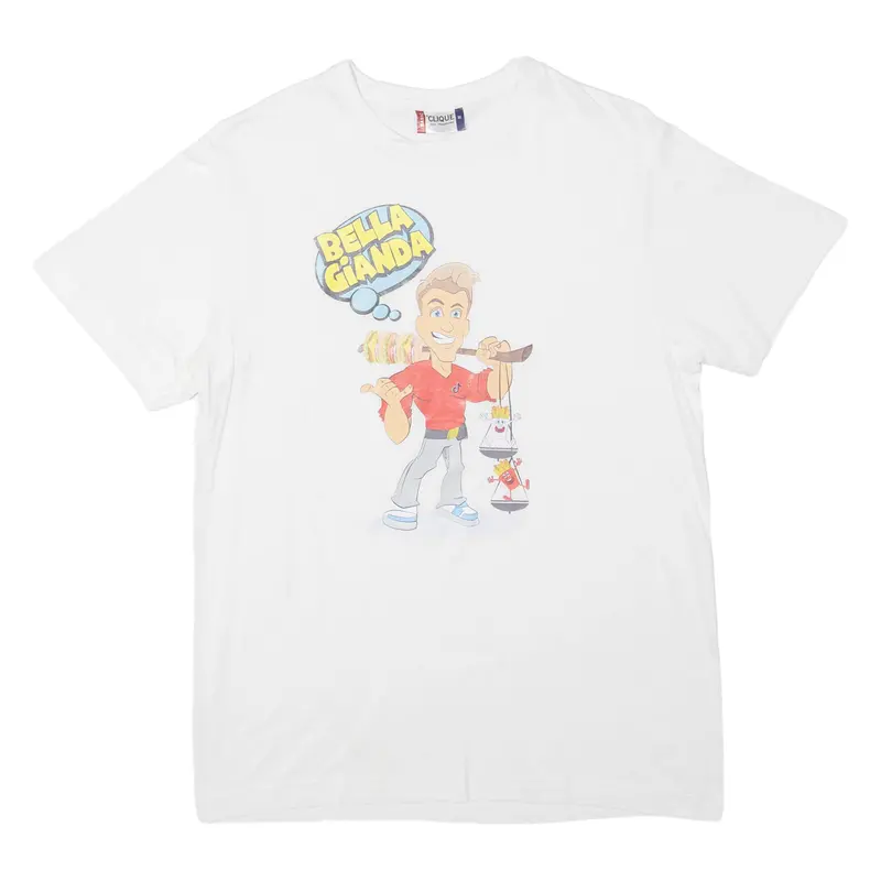 Clique Man Mens T-Shirt White M 1