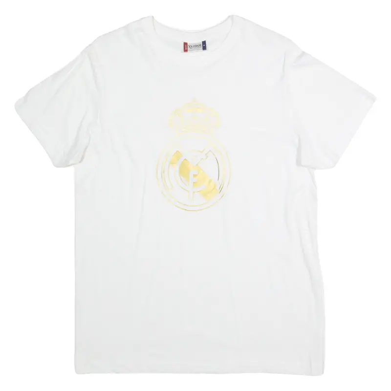 Clique Real Madrid Mens Football Shirt T-Shirt White M 1