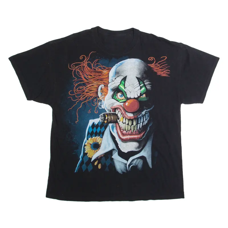 Clown Mens T-Shirt Black Xl 1
