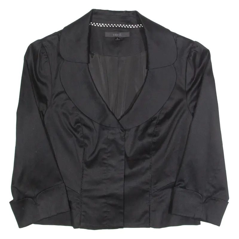 Coast Womens Blazer Jacket Black Uk 12 1