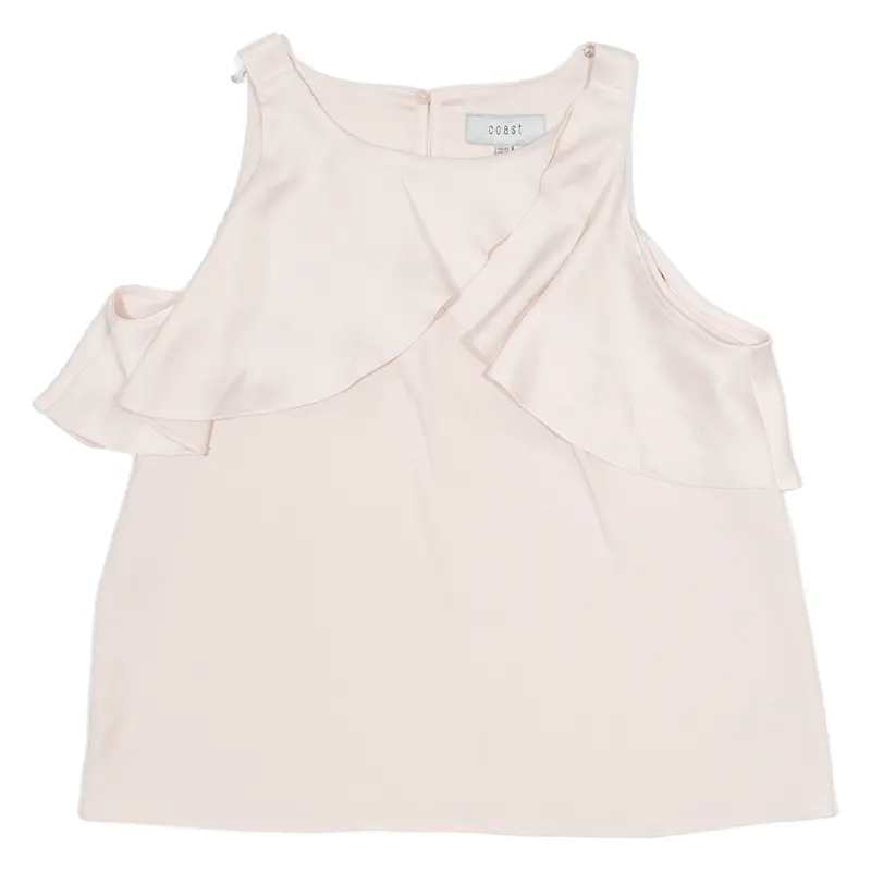 Coast Womens Top Pink Off Shoulder Uk 10 1