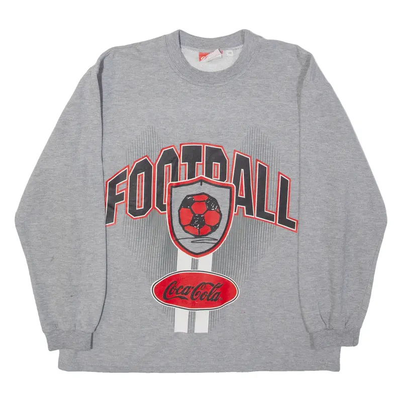 Coca Cola Mens Sweatshirt Grey S 1