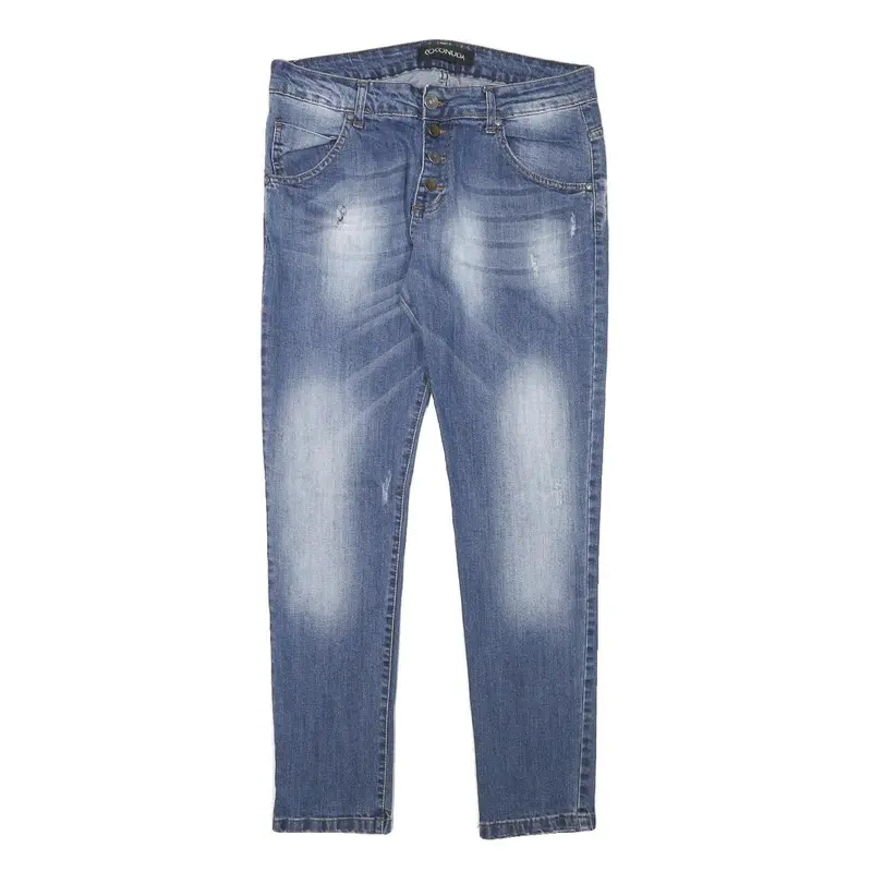 Coconuda Womens Jeans Blue Slim Skinny Denim Medium W32 L29 Button Closure 1