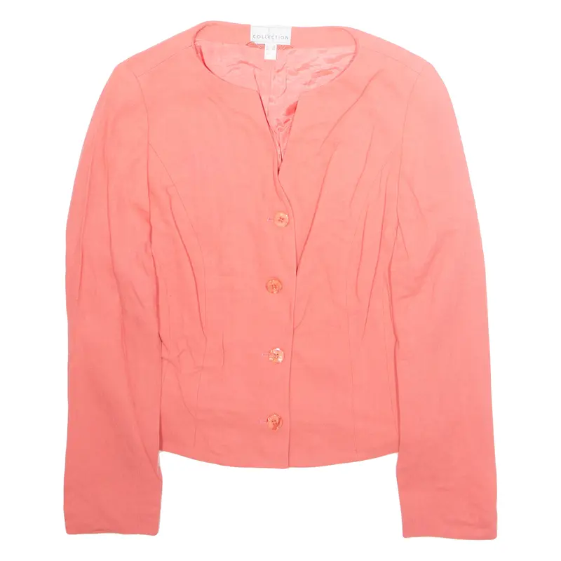 Collection Womens Blazer Jacket Pink S 1