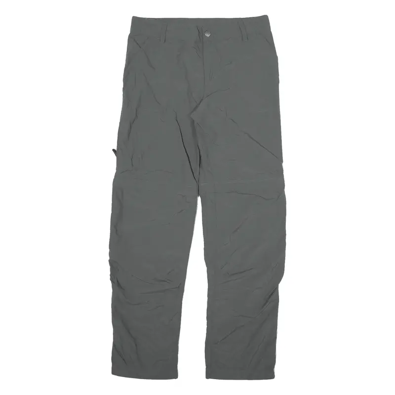 Columbia Detachable Legs Womens Trousers Grey Regular Straight Nylon W32 L31 1