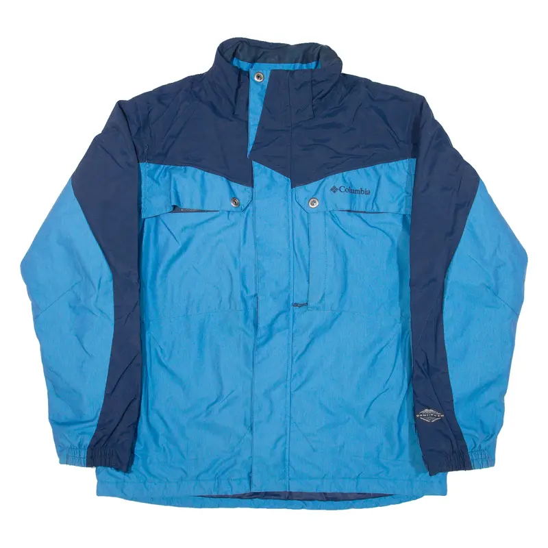 Columbia Insulated Mens Jacket Blue L 1