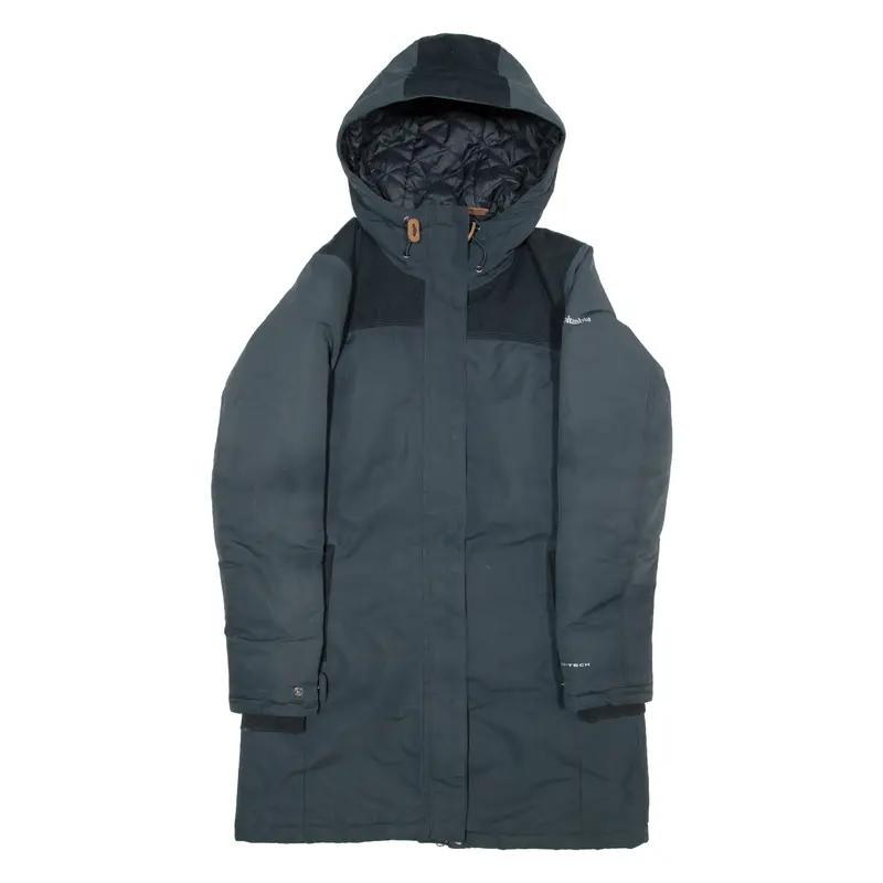 Columbia Insulated Womens Parka Jacket Green Hooded M 1
