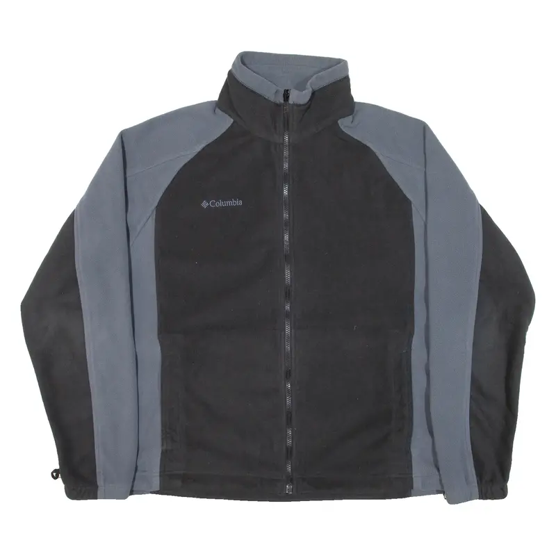 Columbia Mens Fleece Jacket Black L 1