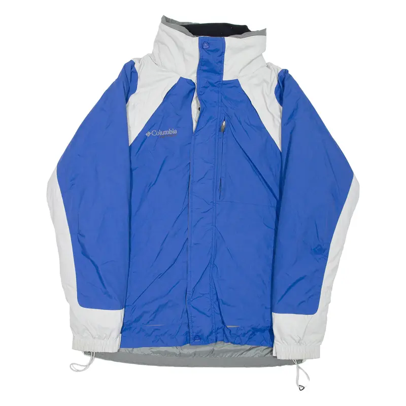 Columbia Mens Jacket Blue Nylon Colourblock M 1